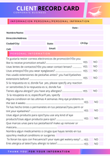 Load image into Gallery viewer, Bilingual Client Consultation Form